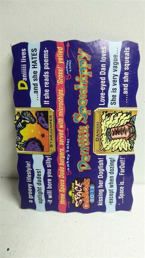 oddbodz glo cards|1995 Glow Zone The Oddbodz .